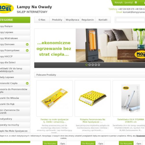 Skuteczna lampa na owady