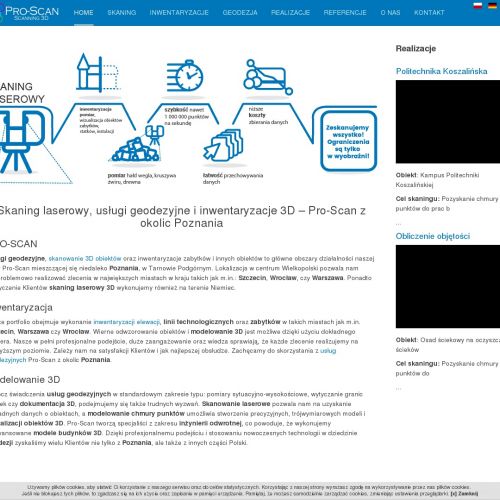 Skaning laserowy - Szczecin