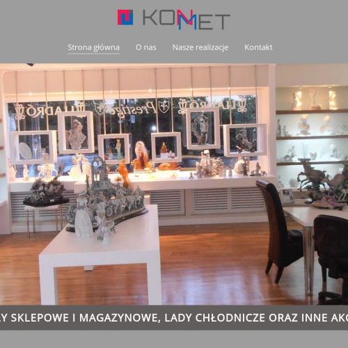 Lady sklepowe, meble apartamentowe i regały