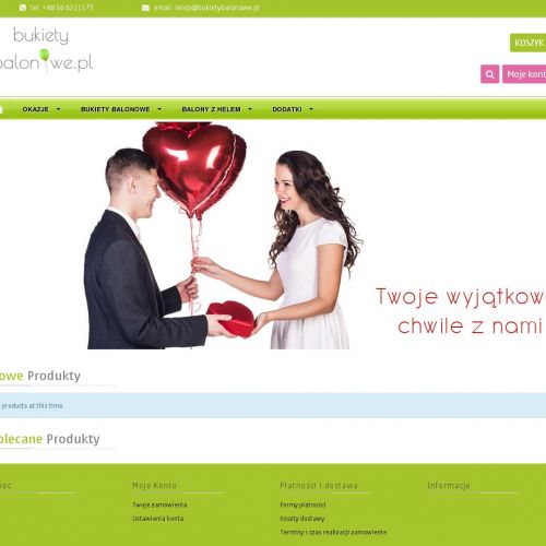 Urodzinowe balony z helem