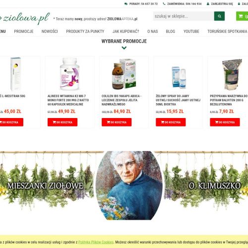 Sklep z mieszankami Ojca Klimuszko