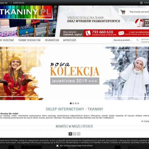 Sklep internetowy z tkaninami sukienkowymi