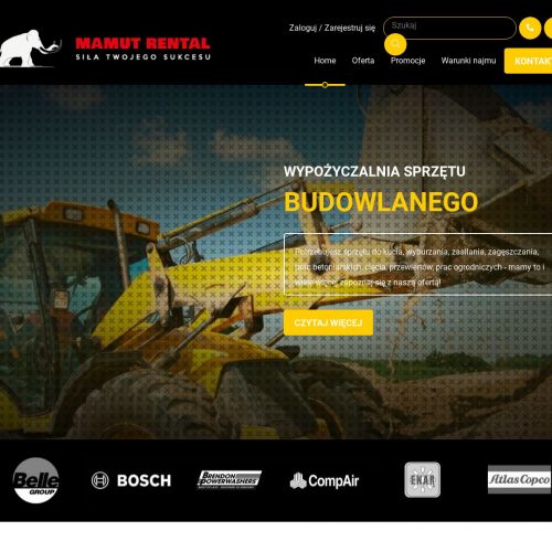 Wynajem maszyn budowlanych