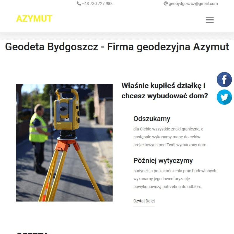 Pomiar działek i podział nieruchomości