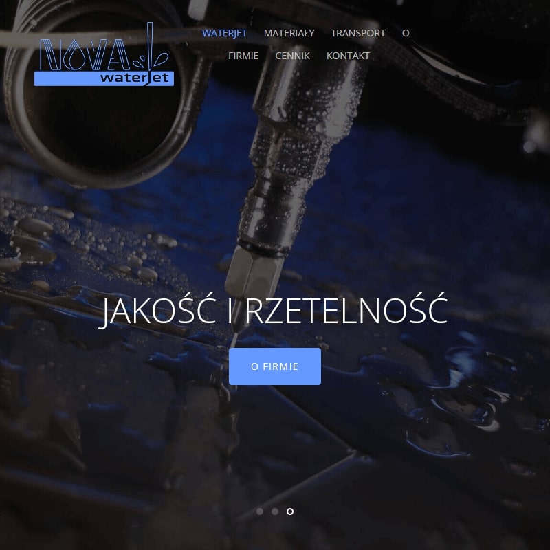 Cięcie laserem wodnym