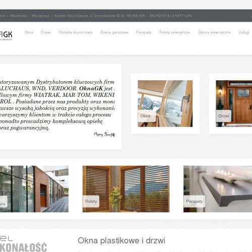 Aluminiowe okna tarasowe Oknoplast