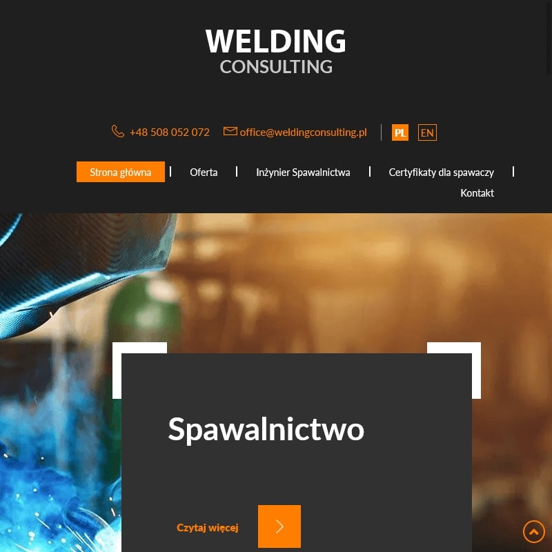 Certyfikat dla spawacza