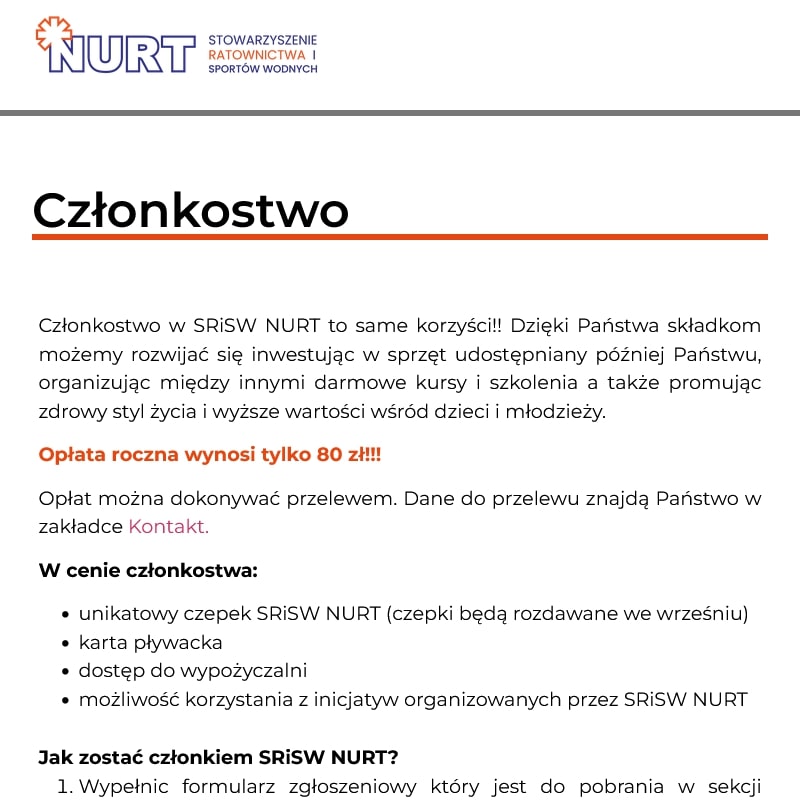 Kursy na ratownika wodnego