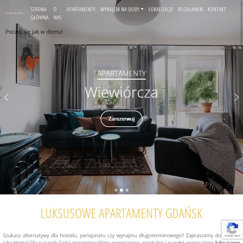 Wynajem luksusowego mieszkania
