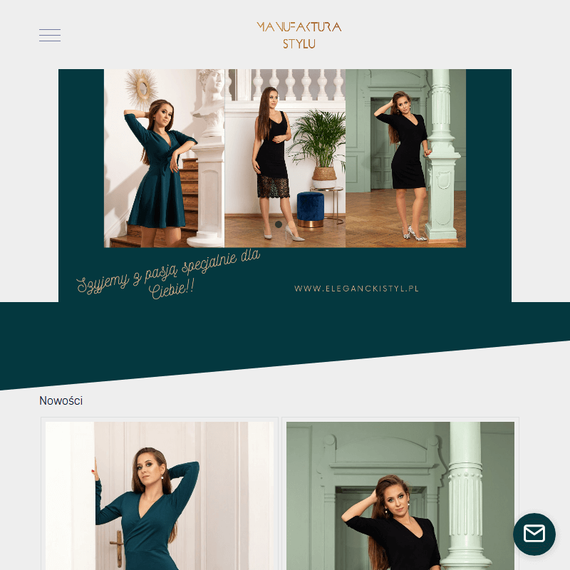 Sukienki z paseczkami na dekolcie