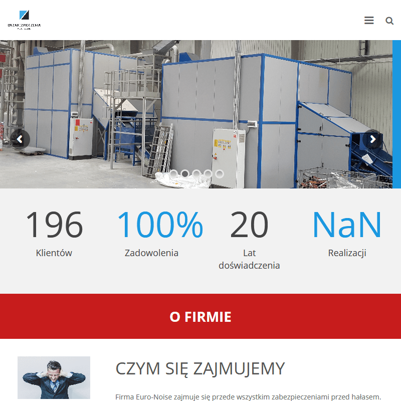 Redukcja hałasu przemysłowego