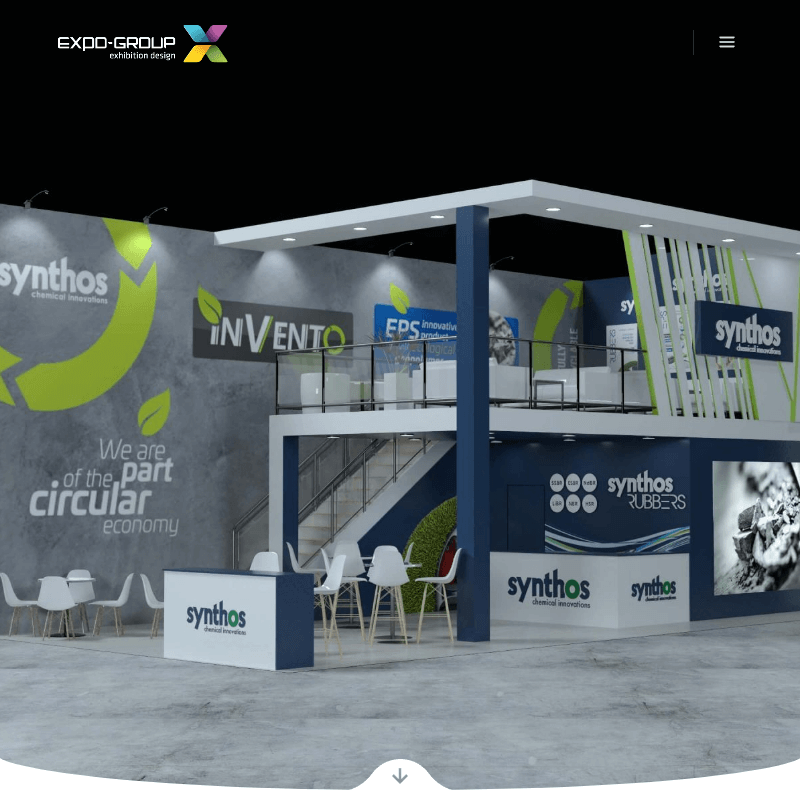 Wizualizacja stoiska targowego