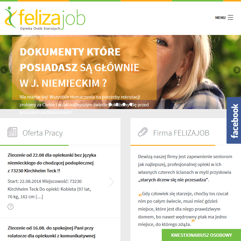 Opiekunka osób starszych