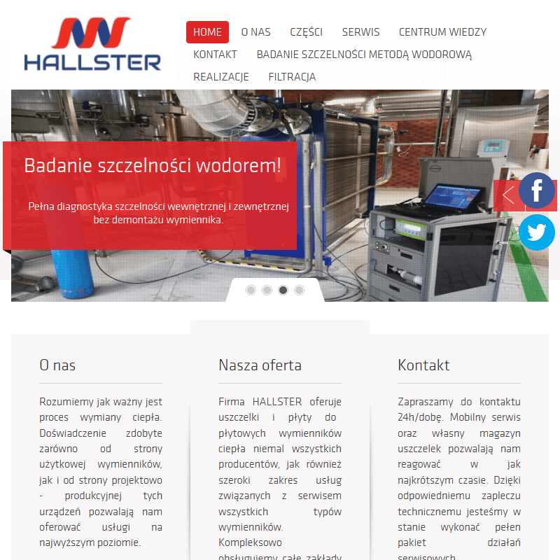 Badanie szczelności wymienników ciepła