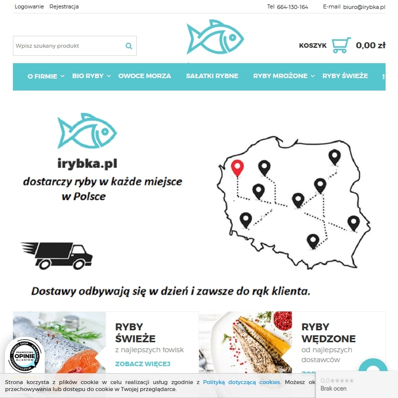 Filety z karpia lub miruna