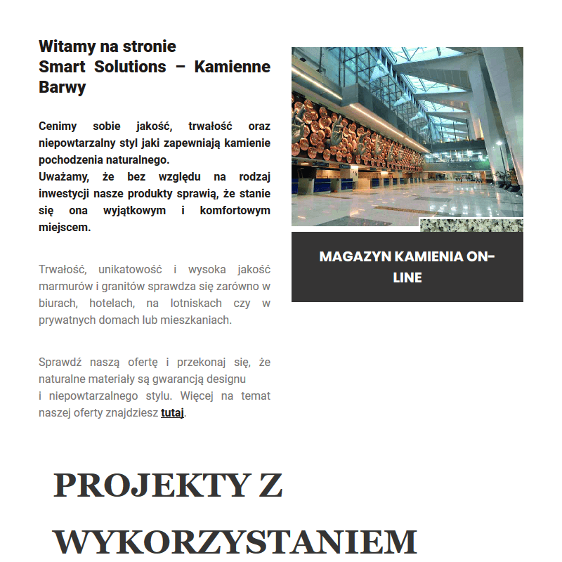 Trawertyn - Warszawa