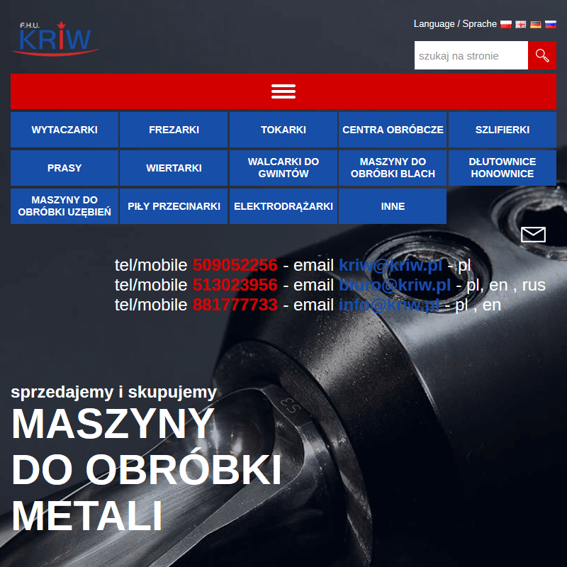 Używana tokarka uniwersalna