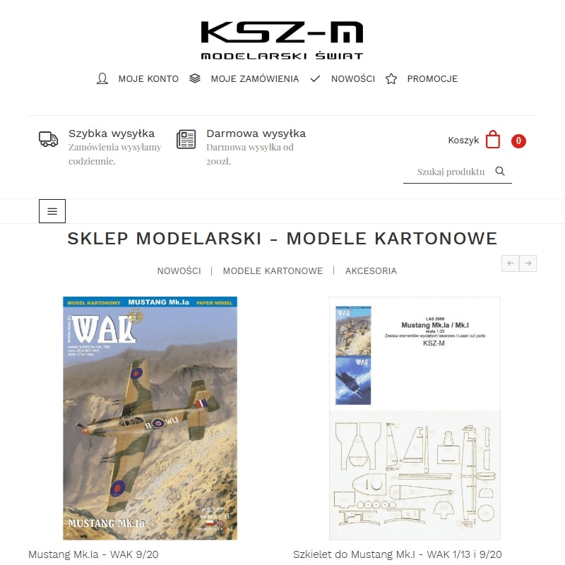 Modele kartonowe okrętów i żaglowców