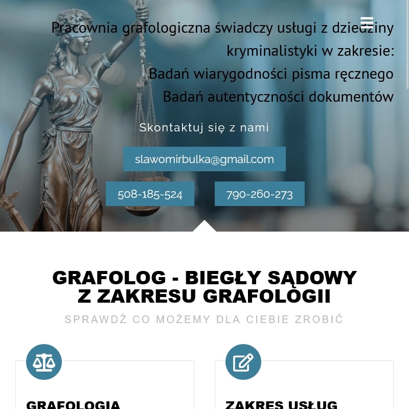 Ekspertyzy i badania grafologiczne
