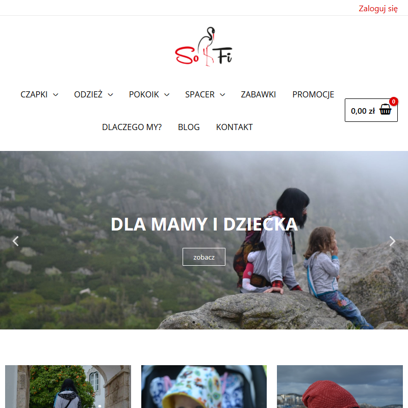 Czapki dla chłopców online