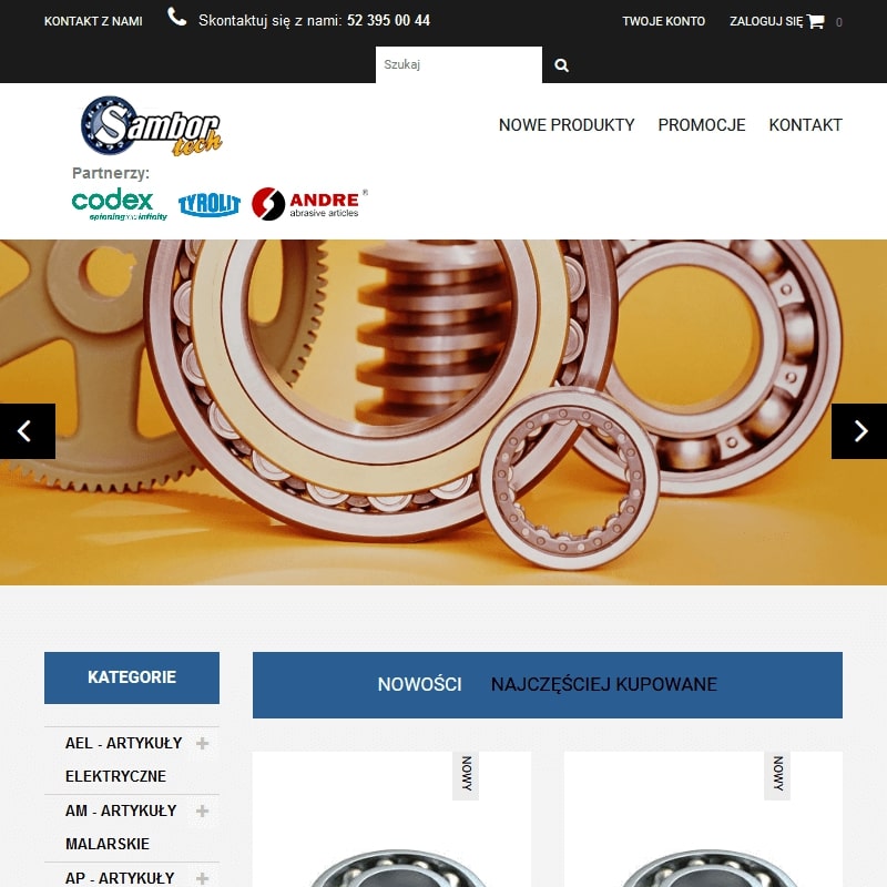 Bloki łożyskowe i gwoździe budowlane