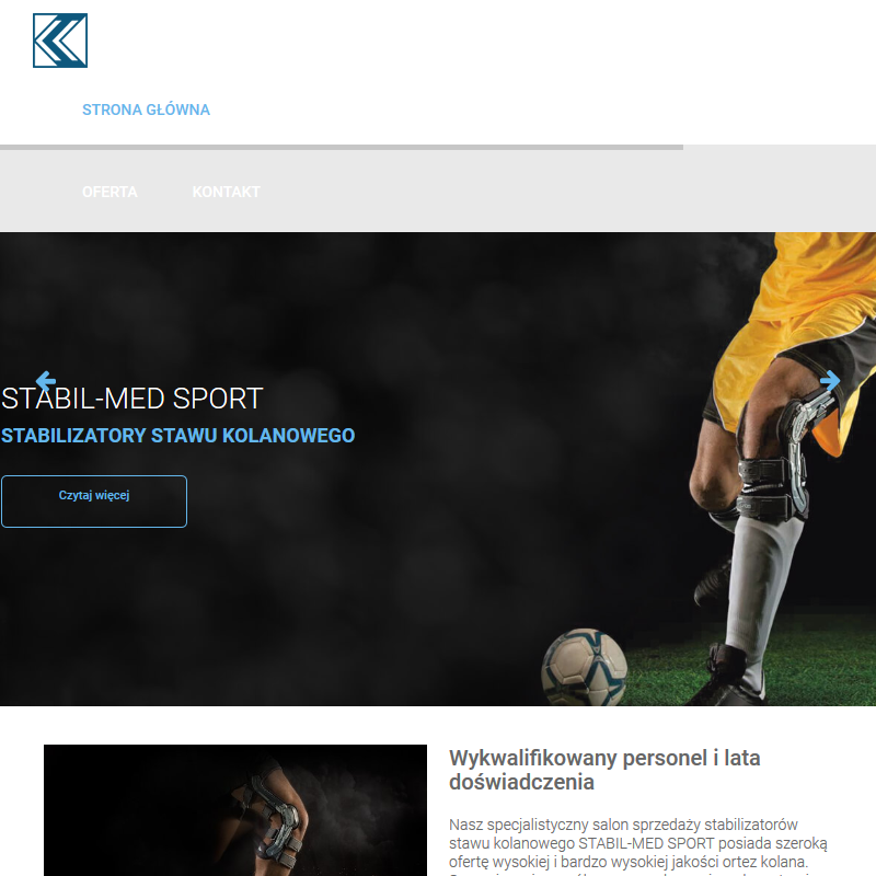 Owijany usztywniacz kolana - Poznań