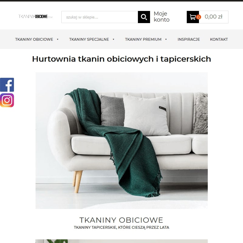 Tkaniny łatwoczyszczące i zamszowe