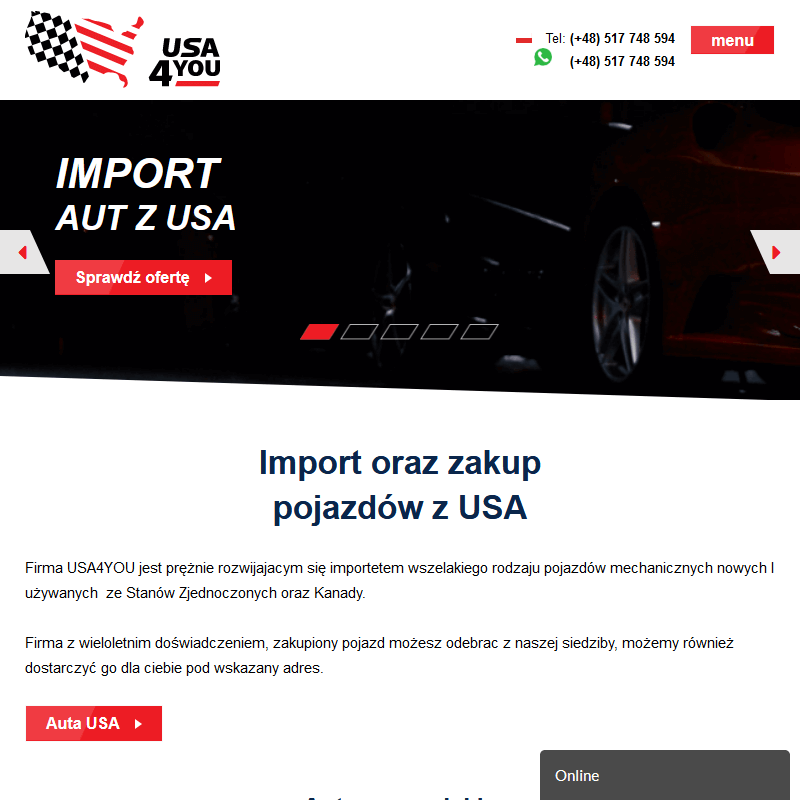 Importem aut z USA