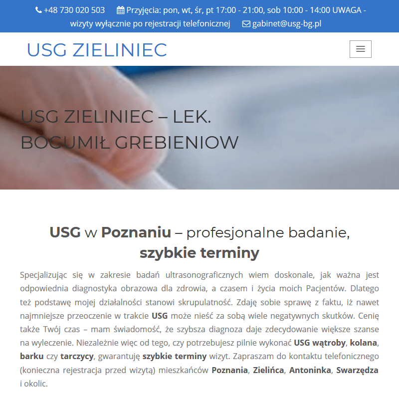 USG tarczycy - Poznań
